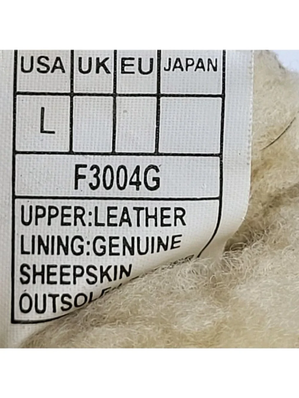 Ugg Baby Toddler Slippers Leather Sheepskin SZ L 1-2 Years Slip on
